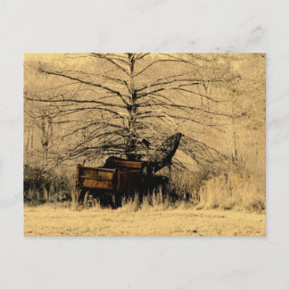 Carte Postale Camion de pompage abandonné