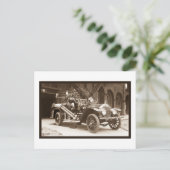 Carte Postale Camion de pompiers La France 1924 (Debout devant)