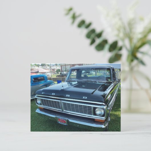 Carte Postale Camion de ramassage (Debout devant)