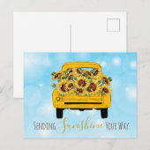 Carte Postale Camion de soleil (Devant / Derrière)