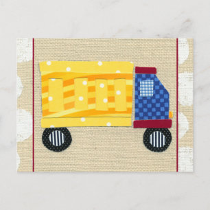Carte Postale Camion de vidage pour enfants par Chariklia Zarris