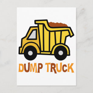 Carte Postale Camion de vidange