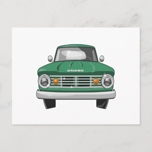 Carte Postale Camion Dodge Fargo 1967 (Devant)