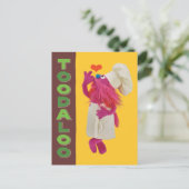 Carte Postale Camion fourré de Cookie Monster | Toodaloo (Debout devant)