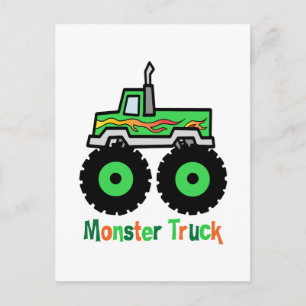 Carte Postale Camion Green Monster
