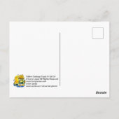 Carte Postale Camion jaune garbage #130704 (Dos)