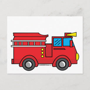 Carte Postale Camion Lil Fire