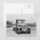 Carte Postale Camion Lourde Charge, 1925 (Devant / Derrière)