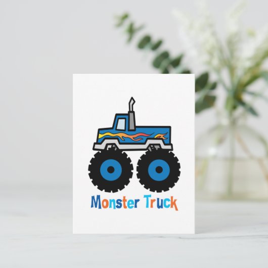 Carte Postale Camion Monster (Debout devant)