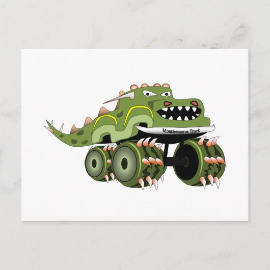 Carte Postale Camion Monstersaurus (Devant)
