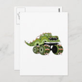 Carte Postale Camion Monstersaurus (Devant / Derrière)