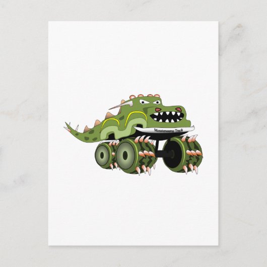 Carte Postale Camion Monstersaurus (Devant)
