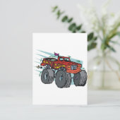 Carte Postale camion monstre (Debout devant)