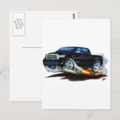 Carte Postale Camion noir Toyota Tundra Crewmax (Devant / Derrière)