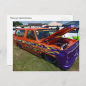 Carte Postale Camion Orange customisé (Devant / Derrière)