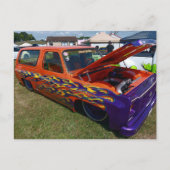 Carte Postale Camion Orange customisé (Devant)