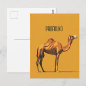 Carte Postale Camion profonds (Devant / Derrière)