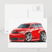 Carte Postale Camion rouge HHR SS Chevy (Devant / Derrière)