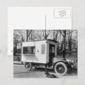 Carte postale Camion Scranton Red Cross Canteen (Devant / Derrière)