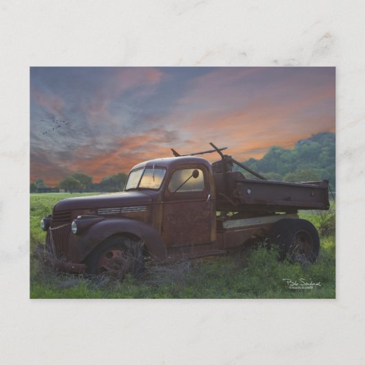 Carte Postale Camion Texas (Devant)