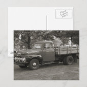 Carte Postale Camion vintage (Devant / Derrière)