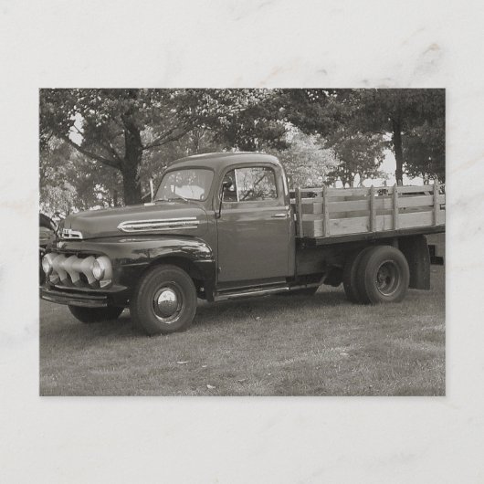 Carte Postale Camion vintage (Devant)