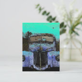 Carte Postale Camion vintage (Debout devant)