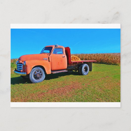 Carte Postale Camion vintage (Devant)