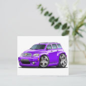 Carte Postale Camion violet HHR Chevy (Debout devant)