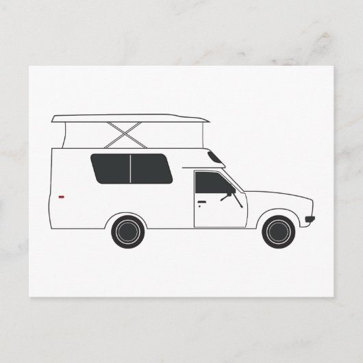 Carte Postale camionneur chinois pop up (Devant)