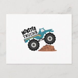 Carte Postale Camions Monster