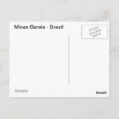Carte Postale Camiseta Minas Gerais Brasil (Dos)