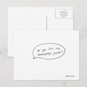 carte postale camo (Devant / Derrière)