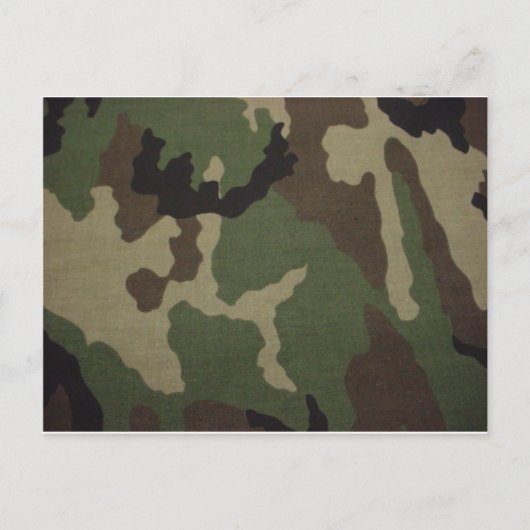 Carte Postale Camo de l'armée (Devant)