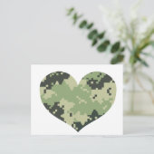 Carte Postale Camo Heart (Debout devant)