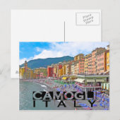Carte Postale Camogli (Devant / Derrière)