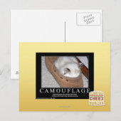 Carte Postale Camouflage (Devant / Derrière)