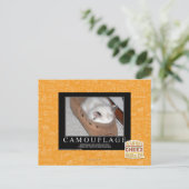 Carte Postale Camouflage (Debout devant)