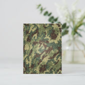 Carte Postale camouflage (Debout devant)