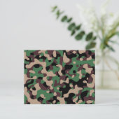 Carte Postale Camouflage (Debout devant)