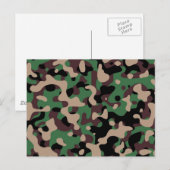 Carte Postale Camouflage (Devant / Derrière)
