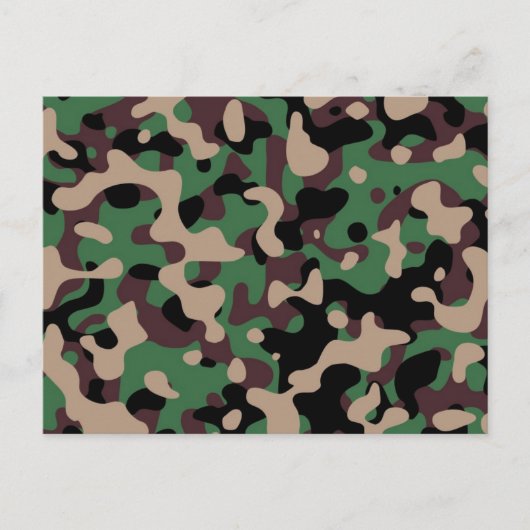 Carte Postale Camouflage (Devant)