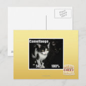 Carte Postale Camouflage (Devant / Derrière)