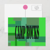 Carte Postale Camouflage Camp Rocks (Devant / Derrière)