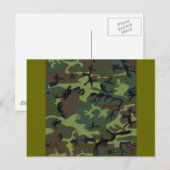 Carte Postale Camouflage de camouflage (Devant / Derrière)