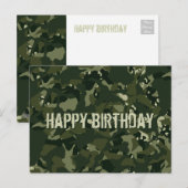Carte Postale Camouflage de kaki perturbateur (Devant / Derrière)