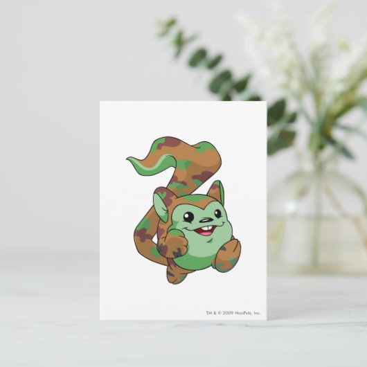 Carte Postale Camouflage de Meerca (Debout devant)