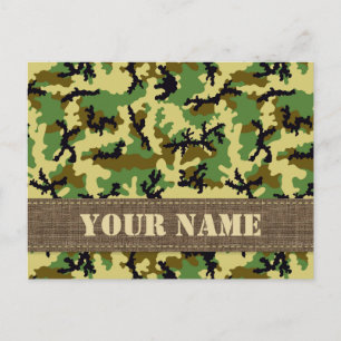 Carte Postale Camouflage des bois