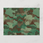 carte postale camouflage militaire (Devant)