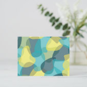 Carte Postale Camouflage, moderne, cool, tendance, géométrique u (Debout devant)